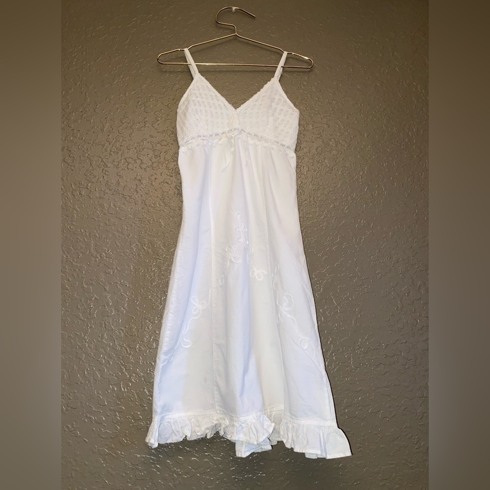 White dress